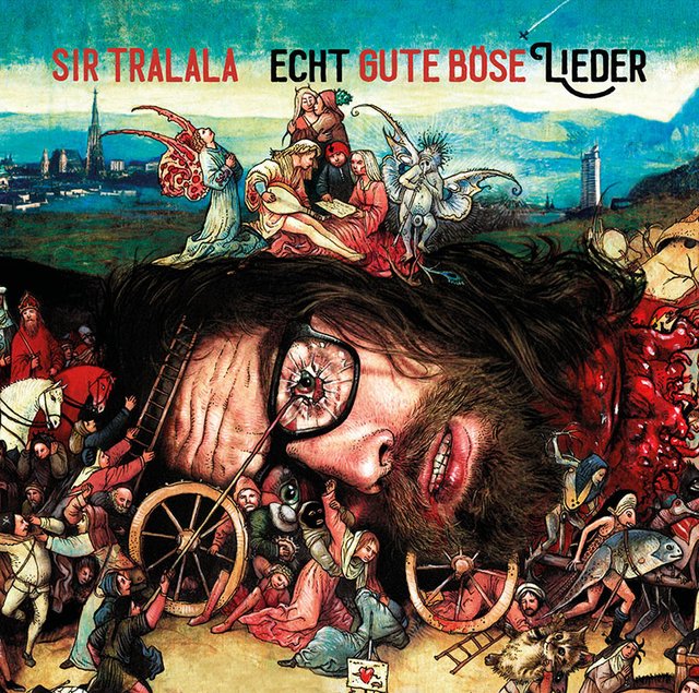 Sir Tralalas neues Album "Echt gute böse Lieder", Artwork: Jörg Tanzvogel | Foto: Schallter