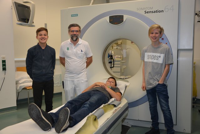 Besonderes Interesse weckte auch das CT und das Röntgen.