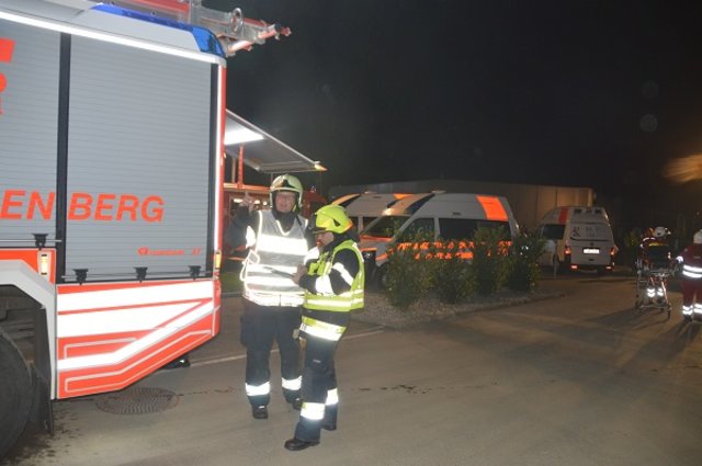 Feuerwehr Diemlach übte groß angelegte Evakuierung Bruck an der Mur