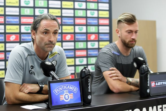 Geben sich vor dem St. Pölten-Match optimistisch: G. Neukirchner, P. Zulj | Foto: GEPA