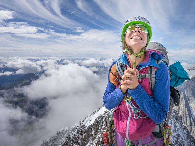 Markies Czerny bestieg als erste österreichische Frau alle 4000er der Alpen, insgesamt 82 Berge.  | Foto: Das Kino/Lattner