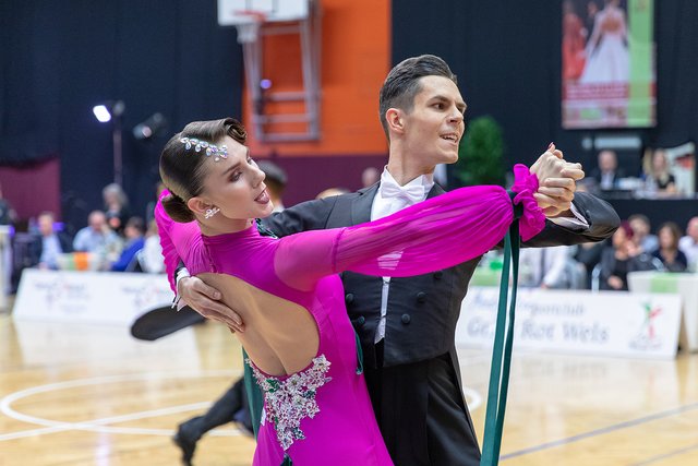 4.Platz Allgemeine Klasse S: Dominik Fus &amp; Terezia Valeria Ziffova aus Wien | Foto: © Jürgen Brochmann