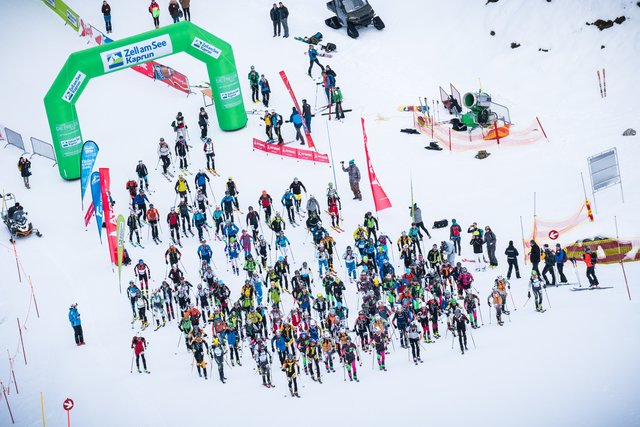 Das war der Start im vergangenen Jahr beim Schneekönig auf das Kitzsteinhorn in Kaprun.