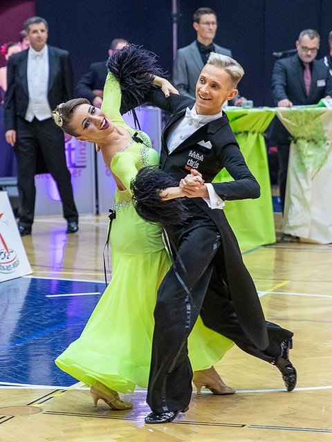 6.Platz Allgemeine Klasse S: Anton Betnev &amp; Melanie Klenner aus Wien | Foto: © Jürgen Brochmann