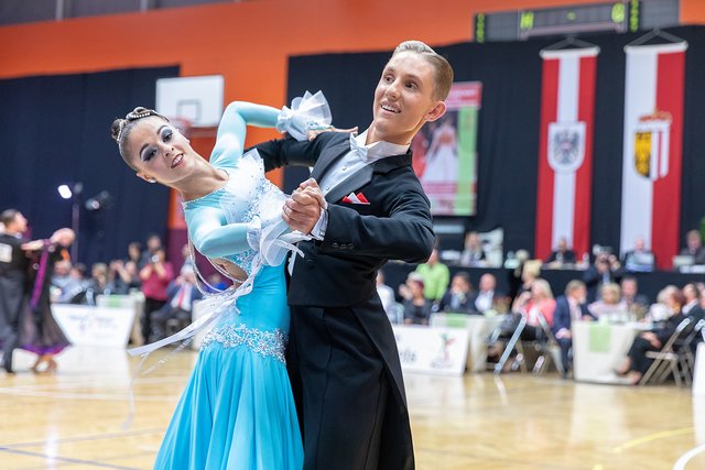 Florian Fierlinger &amp; Claudia Langthaler vom TSK Blau-Gelb Linz | Foto: (c) Jürgen Brochmann