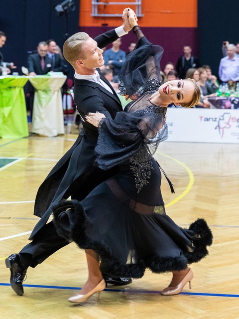 Staatsmeister Standardtänze 2018: Vasily Kirin &amp; Ekaterina Prozorova aus Wien | Foto: © Jürgen Brochmann