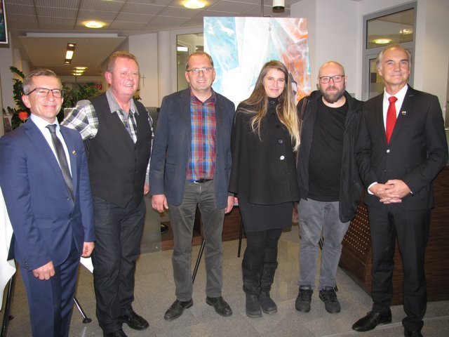 Ferdinand Sattler, Wolfgang Uhl, Siegfried Gugl, Liane Fürst, Christian Köstinger, Erich Schatz (von links)