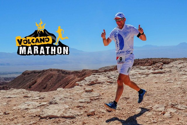 Alexander Rüdiger beim 'Volcano Marathon 2018'