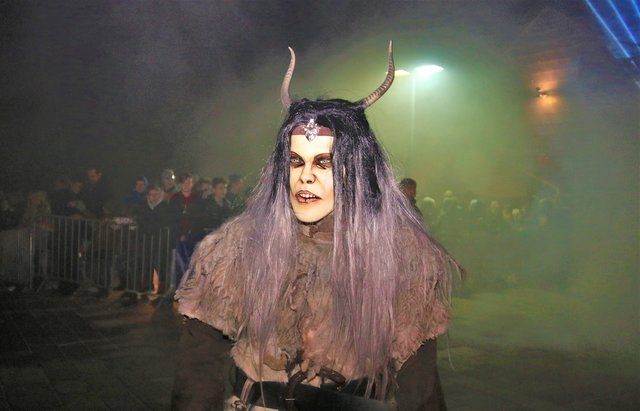 Bierbaumer Street Devils beim Perchten- und Krampuslauf in Hausmannstätten