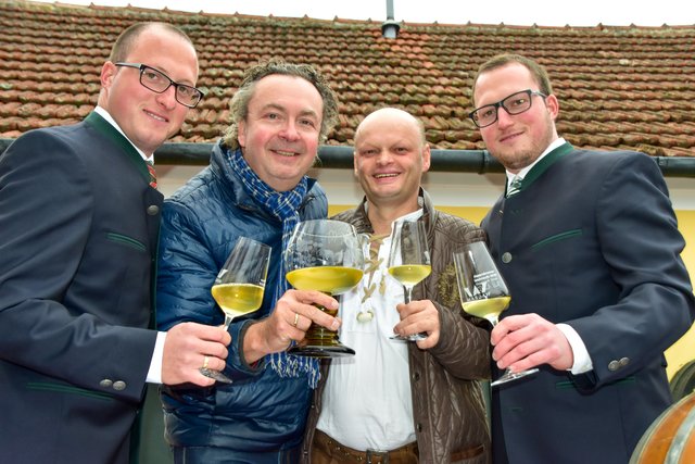 Michael Ulzer, Thomas Strobl, Erhard Mörwald und Andreas Ulzer.