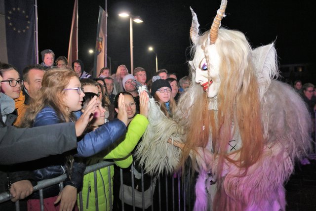 Blue Nightmare Devils in Hausmannstätten beim Perchten- und Krampuslauf 2018