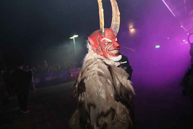 Buachkogl-Teifl aus Lebring beim Perchtenlauf in Hausmannstätten