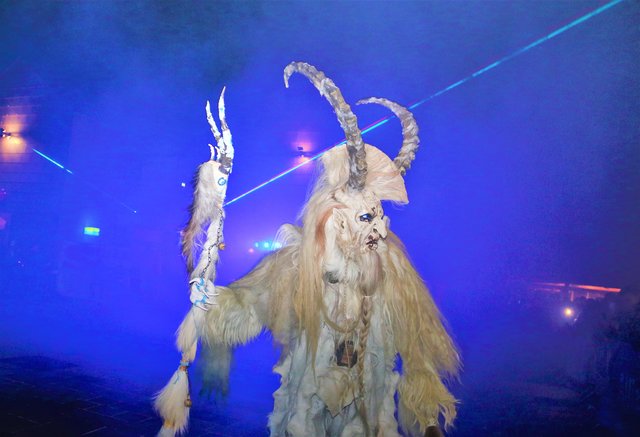 Blue Nightmare Devils beim Perchtenlauf in Hausmannstätten 2018
