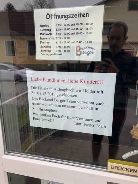 Die Bäckerei Berger schließt in Altlengbach. | Foto: Kosak