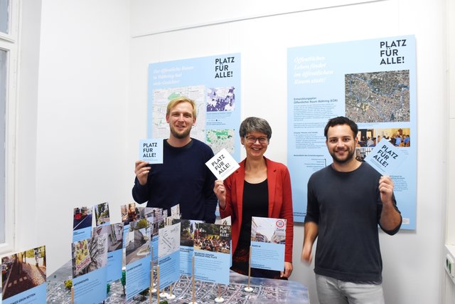 Bezirksvorsteherin Silvia Nossek (Mitte) will mit der Ausstellung zeigen: Es ist genug Platz für alle im öffentlichen Raum.