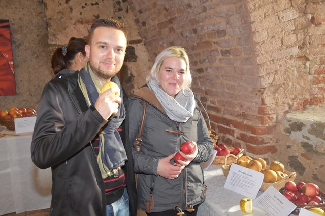 Walter und Andrea Art kamen aus Steinberg (Bezirk Oberpullendorf) zum Apfelkulinarium.
