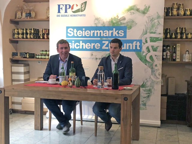Arnd Meißl und Hannes Amesbauer zogen Bilanz.
