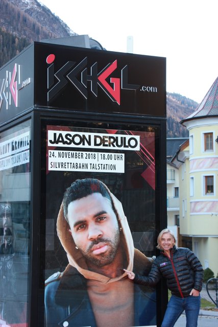 Jason Derulo eröffnet die Skisaison in Ischgl.