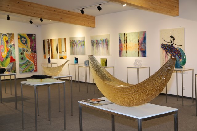 Alles Glas... Kunstobjekte im Schauraum