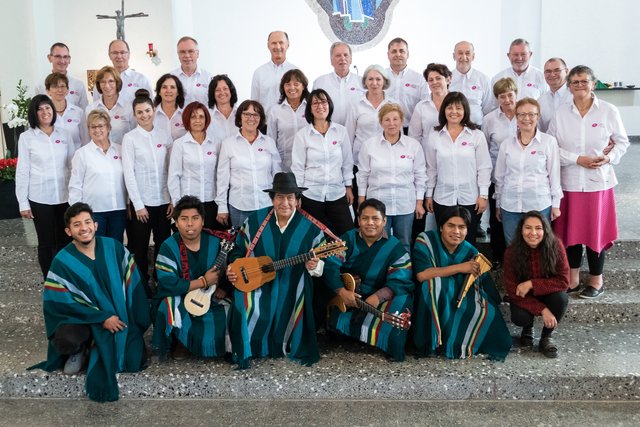 &lt;f&gt;Nach einem gemeinsamen Auftritt&lt;/f&gt; in Speyer ist die Gruppe aus Bolivien nun im Stiefingtal zu Gast. | Foto: KK