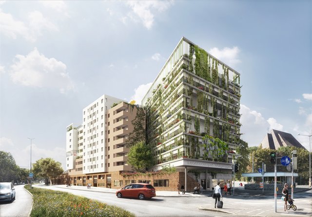 Der "Lebenscampus Wolfganggasse" bietet neben Wohnungen etwa auch ein Lehrlingsheim. | Foto: b18 archritekten ztgmbh