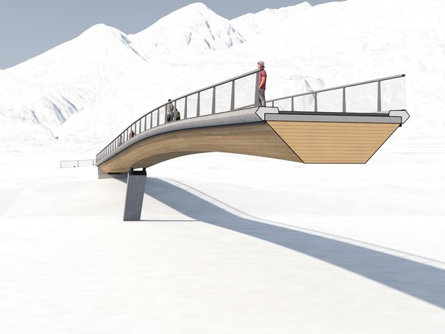 Querschnitt der neuen Brückenkonstruktion | Foto: Land Tirol / Equis