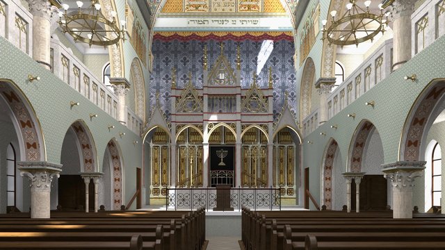 Die Synagoge in der Neudeggergasse wurde während der Novemberpogrome geplündert und niedergebrannt.