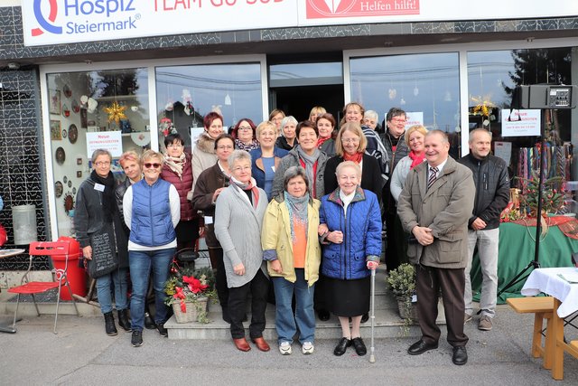 Bei  Vinzi und Hospiz arbeiten nur Ehrenamtliche. Gottfried Mekis und Monika Dunkl mit ihren Teams aus GU-Süd. | Foto: Edith Ertl