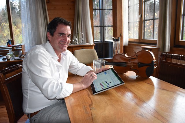 &lt;f&gt;Christian Niemetz&lt;/f&gt; – Doktor der Mathematik, Musiker und nun auch Unternehmer – promovierte nun Sub Auspiciis | Foto: Polzer