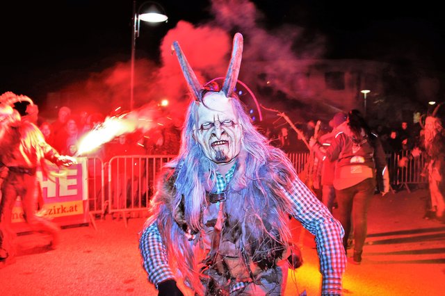 Perchtenlauf in Eisbach-Rein, Veranstalter: Verein Krampuslauf Rein