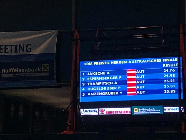 Nach Runde 2 war klar, Peter Kugelgruber schwimmt weiter im "Australischen Finale". In Runde 3 schied der Linzer dann knapp aus und musste sich den Leistungsschwimmern des Olympiazentrums geschlagen geben.