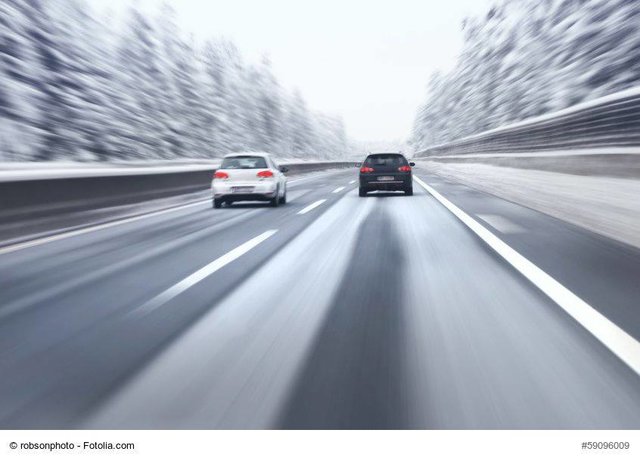 Winter ist es! Auf der Pack- Autobahn herrschen bereits winterliche Verhältnisse.