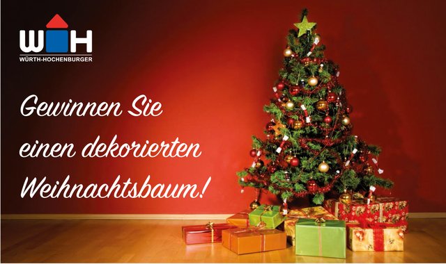 Mitmachen lohnt sich! Acht glückliche Gewinner können sich über einen Christbaum inklusive Baumschmuck im Wert von je 150 Euro freuen. | Foto: Würth-Hochenburger