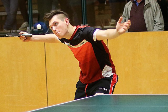 Deutschlandsbergs Youngster Michael Rotschädl haderte nach der Niederlage in Groß St. Florian auch mit seinen eigenen Fehlern. | Foto: Franz Krainer