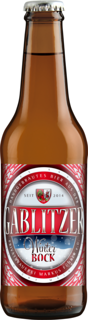 Aktuell zur Jahreszeit gibt's jetzt wieder den Gablitzer "Winterbock".