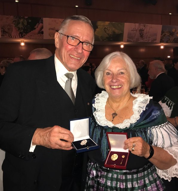 Die Geehrten: Linda und Christian | Foto: Chor Weidling