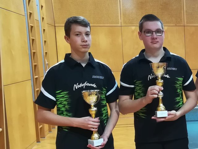 Silbermedaille  für Dominik Kristen und Alexander Cvetkovic | Foto: ASKÖ Wien TT