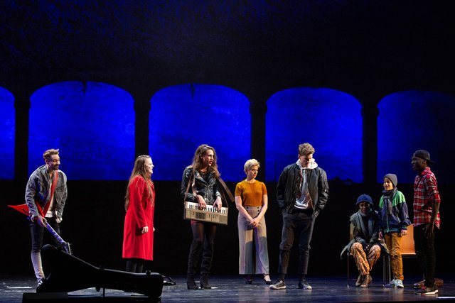 Die Proben für das Bühnenstück "Meine Stille Nacht" sind in vollem Gange. | Foto: Neumayr