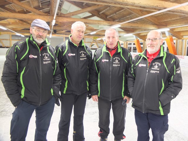 Die Siegermannschaft vom SV Reutte mit Rudolf Pürcher, Günter Müller Franz Kassler und Eugen Winkler (v.l.). | Foto: SV Reutte