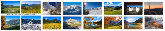Flachau in den 4 Jahreszeiten