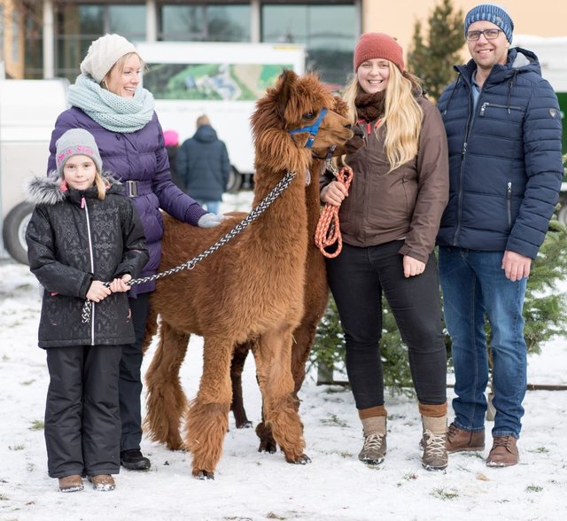 Von links: Gerlinde Vater mit Tochter Lena, Therese Haslhofer und Vizebürgermeister Fritz Robeischl. | Foto: Lukas Weingartner