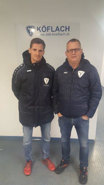 Obmann Harald Stückler stellte mit Markus Edler einen neuen Trainer vor.