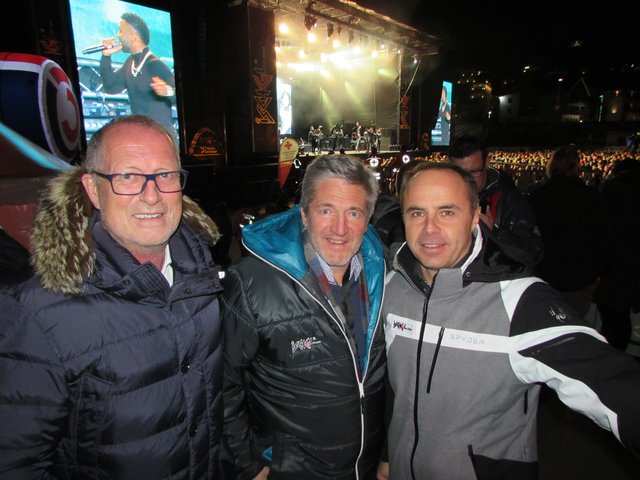 Bgm. Werner Kurz, Hannes Wolf und Markus Walser. 