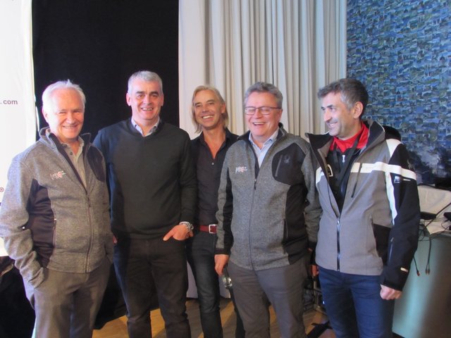 Hannes Parth, Jürgen Kurz, Andreas Steibl, Alfons Parth, Günther Zangerl. 