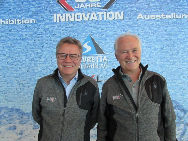 Alfons und Hannes Parth haben jahrzehntelang beim TVB und den Seilbahnen gut zusammengearbeitet. 