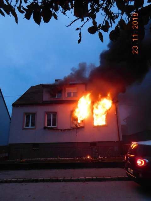 Bei Ankunft der FF Schützen bot sich den Floriani ein verheerendes Bild