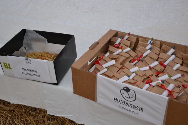 Auch für die tierischen Besucher gab es Verpflegung