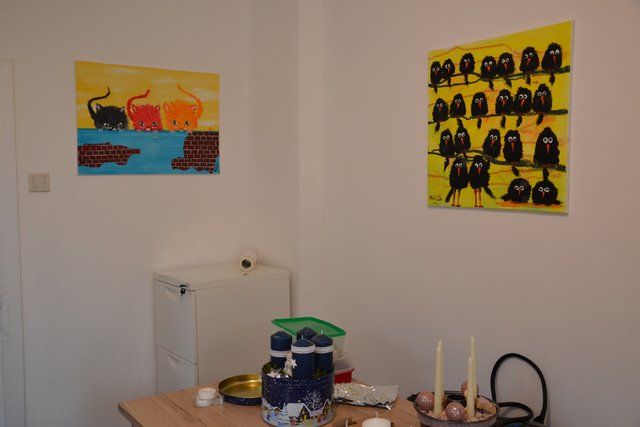 Bunte Bilder in allen Räumen