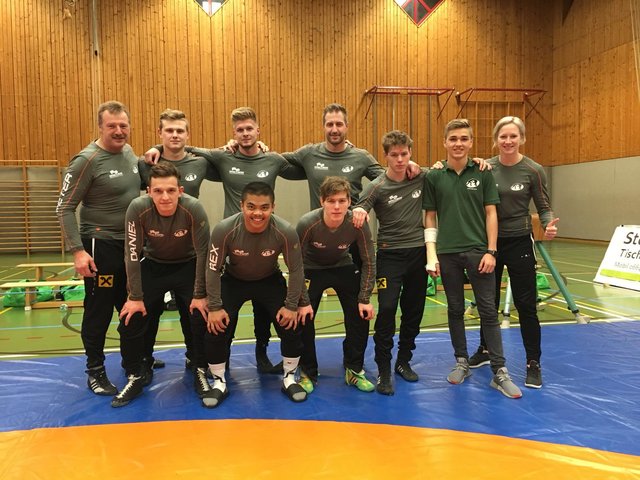 Trotz der klaren Niederlagen schrieben die "Brave Hearts" österreichische Ringergeschichte mit Platz vier. | Foto: Fändrich