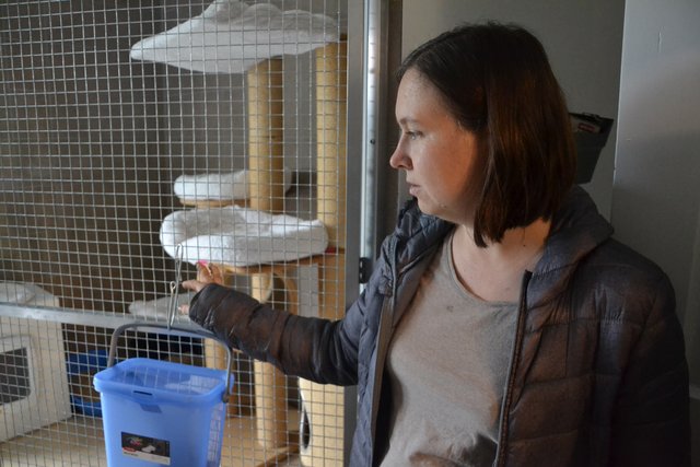 Alice Pichler führte die Gäste durch das Haus 